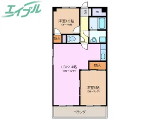 ファクタービル【6階】の間取り