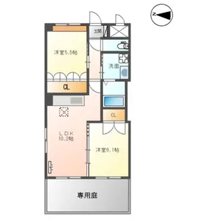 福岡県飯塚市大日寺【アパート】の間取り