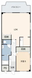 キャッスル西尾【6階】の間取り