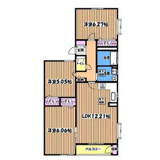 バニヤンノースコナ【3階】の間取り