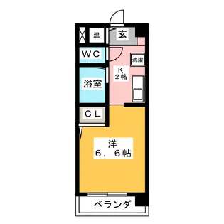 エトワール神宮【4階】の間取り