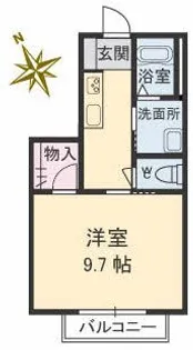 オレンジデイズ花園【2階】の間取り