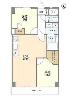 埼玉県新座市野火止5【マンション】の間取り