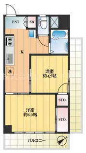 信光ビル【4階】の間取り