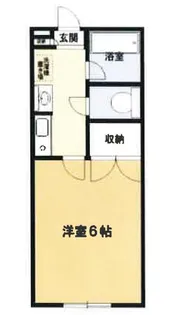 キャンパスセブン【1階】の間取り