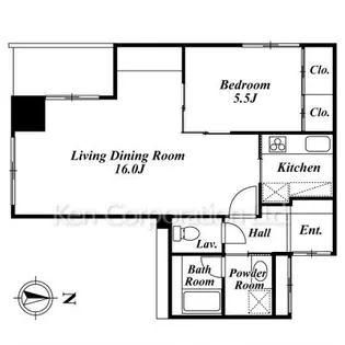 代官山プラザ【6階】の間取り