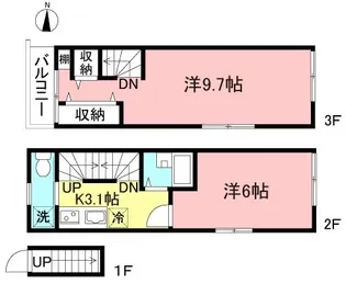 プルミエール大塚【2階】の間取り