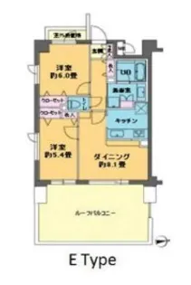 カスタリア目白【6階】の間取り
