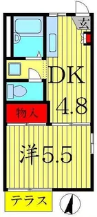 ミューゼハウス【1階】の間取り