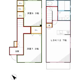 Kamille(カミレ)の間取り