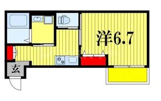 アルカディアメゾン【2階】の間取り