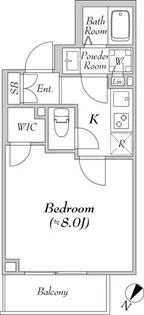 ルネサンスコート高田馬場Calme【4階】の間取り
