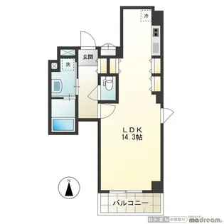 パティオ秋葉原【7階】の間取り