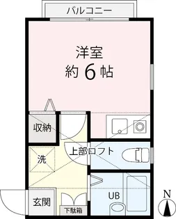 アゼリアガーデンズ登戸【1階】の間取り