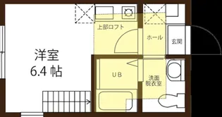ハーミットクラブハウス山手III【2階】の間取り