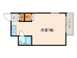 マンション稲垣【4階】の間取り