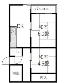 大宮七里サンコーポ【2階】の間取り