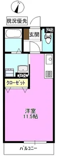 プランタン3【1階】の間取り