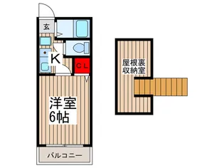 井上アパート【2階】の間取り