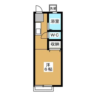 サニーハイツ【1階】の間取り