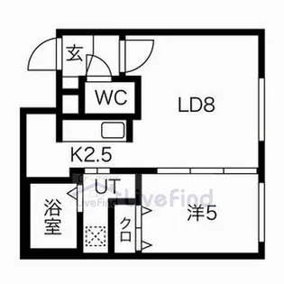 アレグリア 豊平一条【3階】の間取り