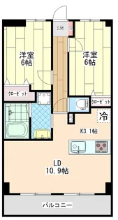 フェンテ ヴァレー【3階】の間取り