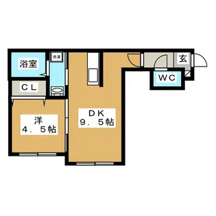 ブランノワール湖水【3階】の間取り