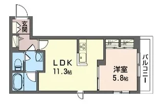 El Cerezo 根津【2階】の間取り