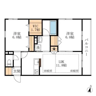 L’s Plus八潮【1階】の間取り