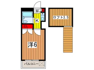 ベルク浦和【2階】の間取り