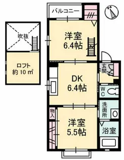 Saphir(サフィール)【2階】の間取り