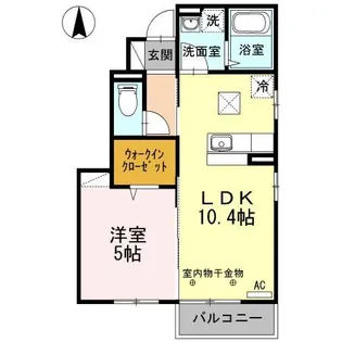 マジェスタ A【1階】の間取り