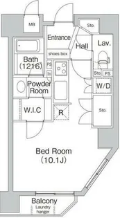 コンフォリア代々木上原【1階】の間取り