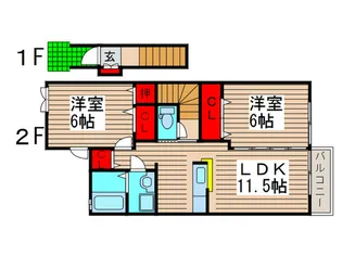 SandW+1【2階】の間取り