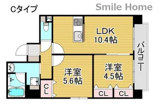 メゾンアッシュ【3階】の間取り