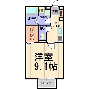 フォンテーヌ【2階】の間取り