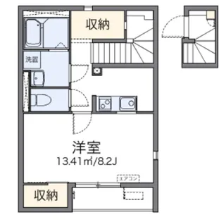 レオネクストサンフラワーIII【2階】の間取り