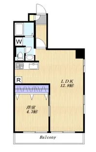マンションメモワール【3階】の間取り