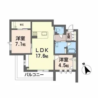 さくらガーデン出水 A【3階】の間取り