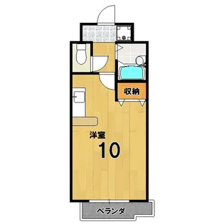 ラフォーレ聖護院【3階】の間取り