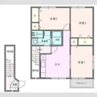 ラルジュIの間取り