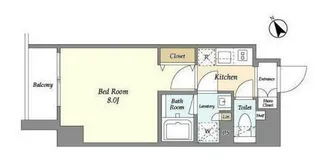 Lien御殿山【4階】の間取り
