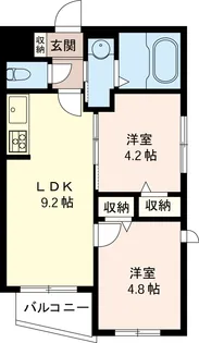 西小山Hillz【2階】の間取り