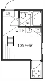 アネックス元住吉【1階】の間取り
