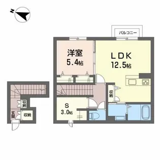 フィオーレ本町【2階】の間取り