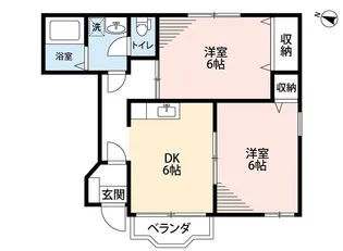 パレット【1階】の間取り