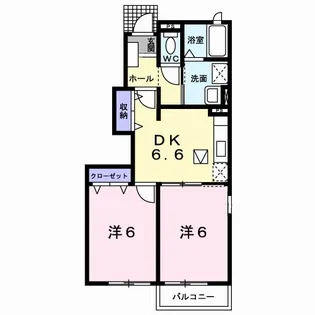 星六B【1階】の間取り
