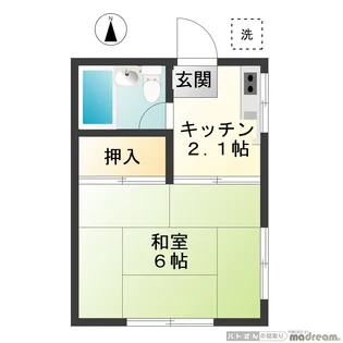 サトーハイツ【2階】の間取り