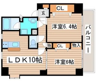 Peaceful【5階】の間取り