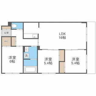 Gloire澄川【2階】の間取り